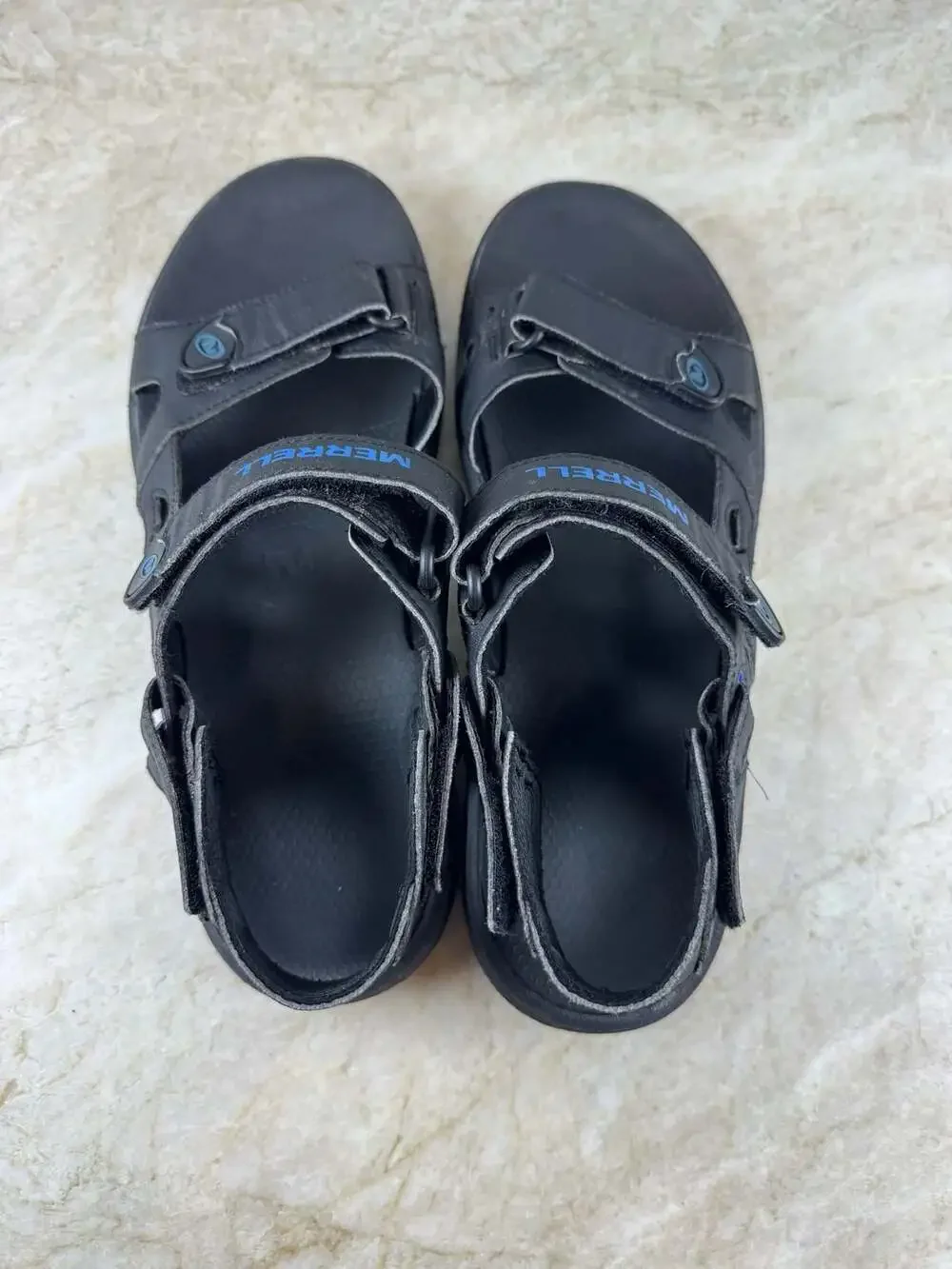 Merrell Cedrus Convert Black Blue Men’s Sport Sandals 9